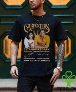 Carpenters 55th Anniversary 1969 2024 Thank You For The Memories T Shirt