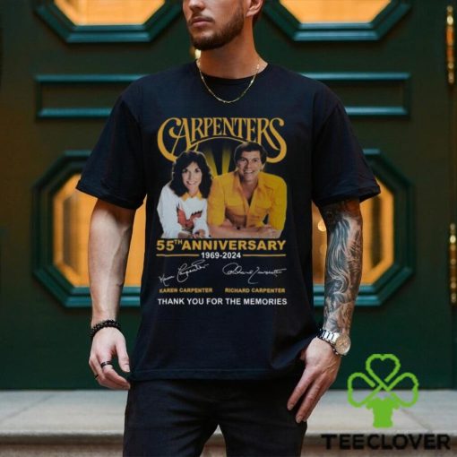 Carpenters 55th Anniversary 1969 2024 Thank You For The Memories T Shirt