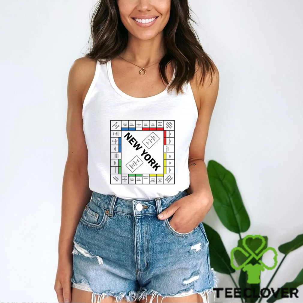 Carrie bradshaw New York monopoly art design t shirt - Limotees