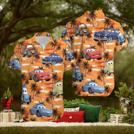 Cars Themed Hawaiian Shirt, Disney Gift Ideas