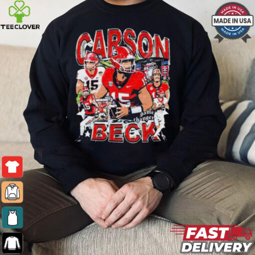 Carson Beck #15 Georgia Bulldogs football Graphic t hoodie, sweater, longsleeve, shirt v-neck, t-shirt