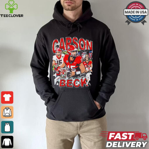 Carson Beck #15 Georgia Bulldogs football Graphic t hoodie, sweater, longsleeve, shirt v-neck, t-shirt