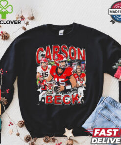 Carson Beck #15 Georgia Bulldogs football Graphic t hoodie, sweater, longsleeve, shirt v-neck, t-shirt