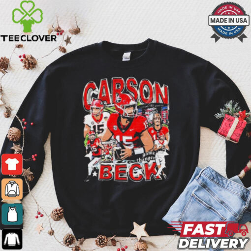 Carson Beck #15 Georgia Bulldogs football Graphic t hoodie, sweater, longsleeve, shirt v-neck, t-shirt