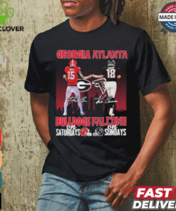 Carson Beck Georgia Bulldogs On Saturdays X Kirk Cousins Atlanta Falcons On Sundays Shirt