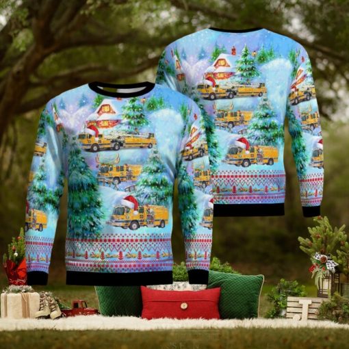 Carson City Nevada Carson City Fire Department AOP Ugly Christmas Sweater Unique Christmas Gift