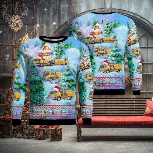 Carson City Nevada Carson City Fire Department AOP Ugly Christmas Sweater Unique Christmas Gift