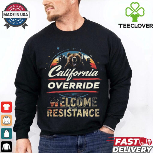 Cartel California California Override Welcome To The Resistance Shirt