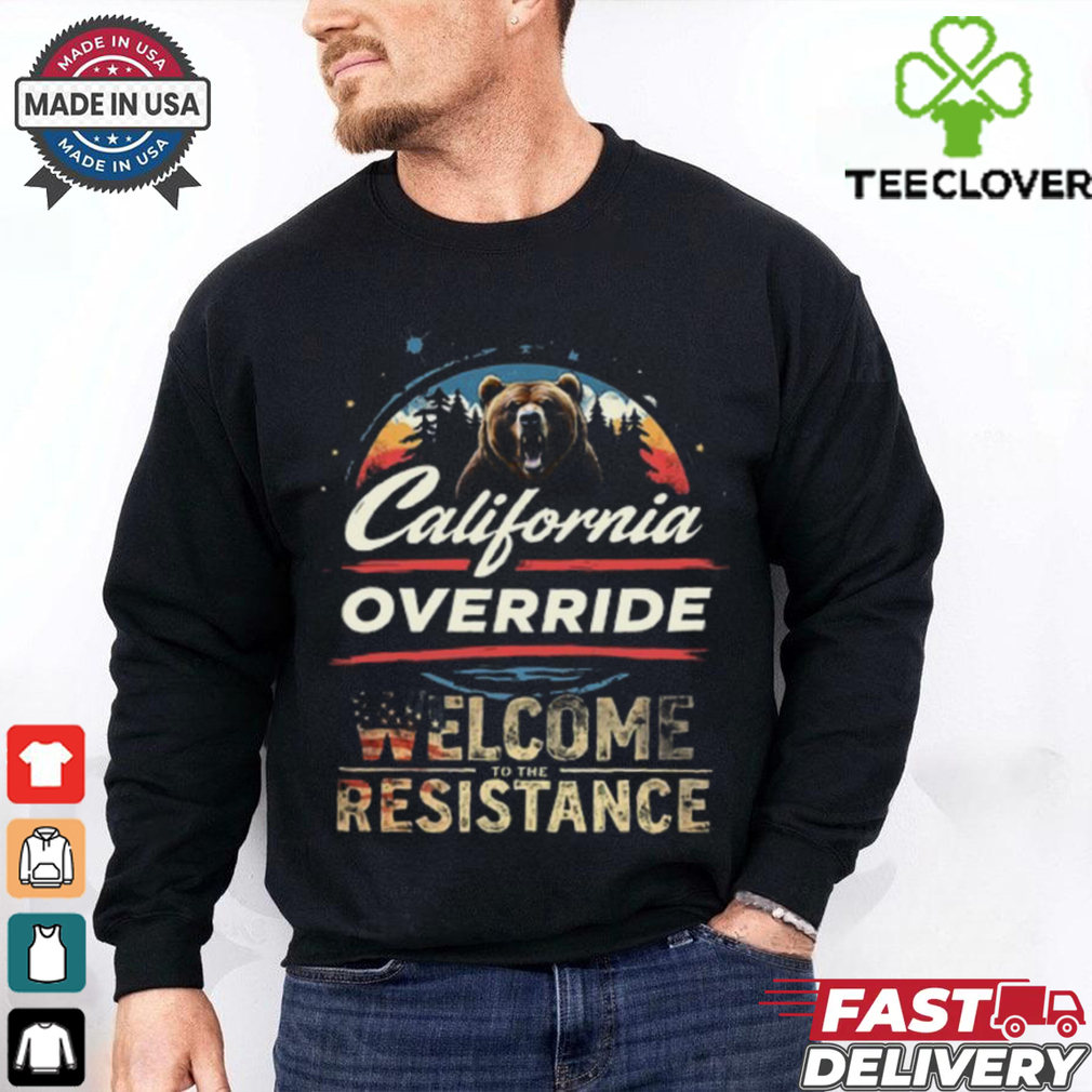 Cartel California California Override Welcome To The Resistance Shirt Cartel California California Override Welcome To The Resistance Shirt