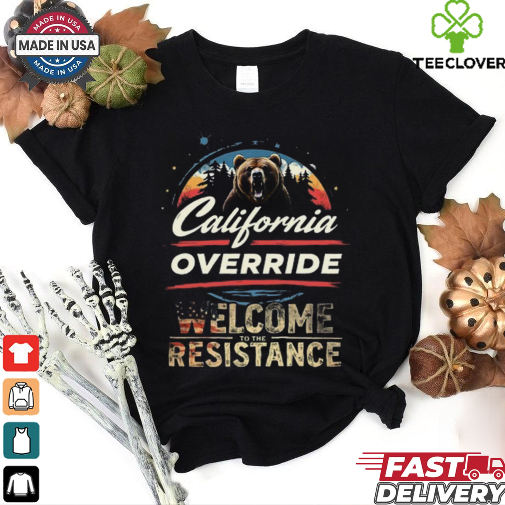 Cartel California California Override Welcome To The Resistance Shirt Cartel California California Override Welcome To The Resistance Shirt