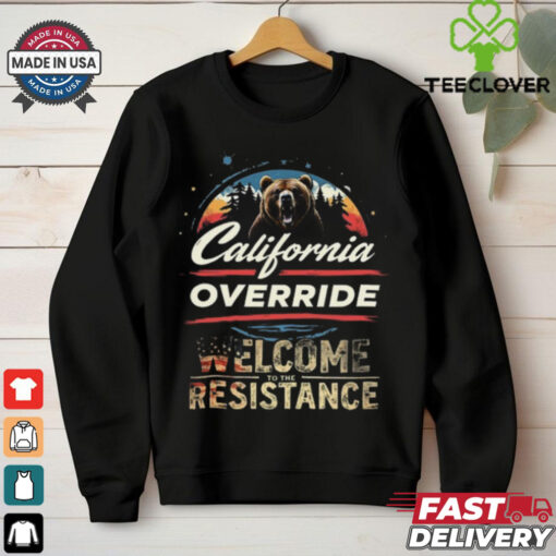 Cartel California California Override Welcome To The Resistance Shirt