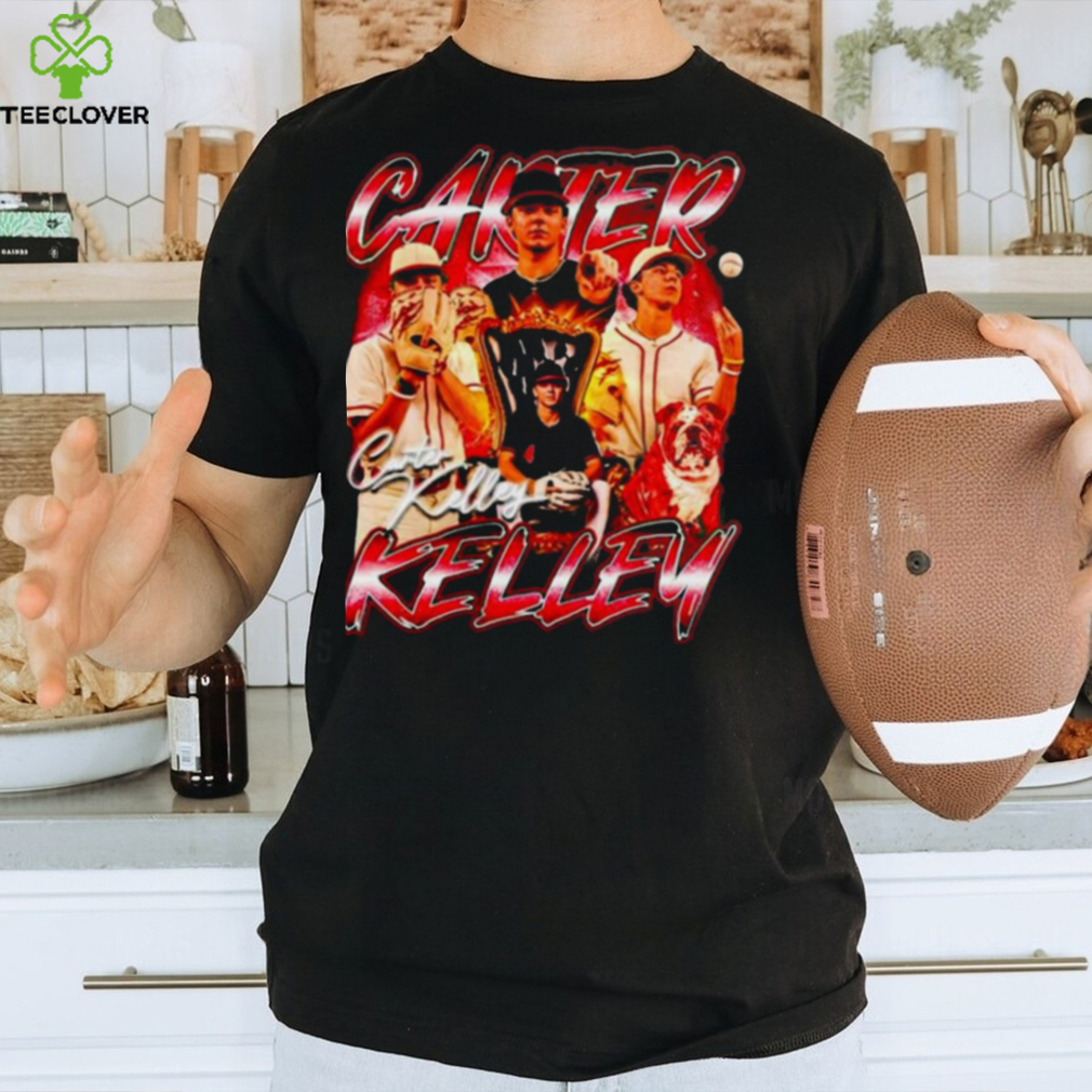 Carter Kelley Georgia Bulldogs Baseball Graphic Poster Shirt Carter Kelley Georgia Bulldogs Baseball Graphic Poster Shirt