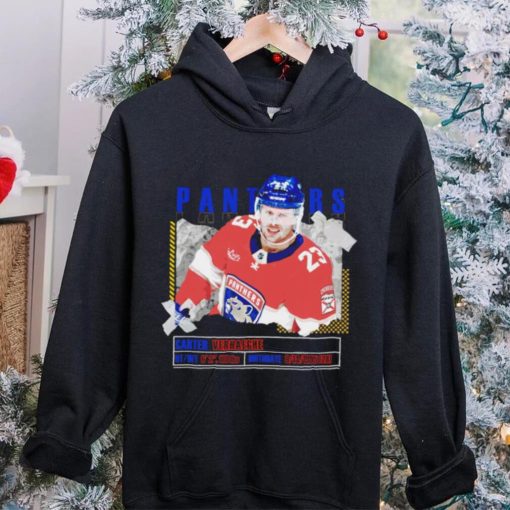 Carter Verhaeghe number 23 Florida Panthers ice hockey player pose paper gift hoodie, sweater, longsleeve, shirt v-neck, t-shirt