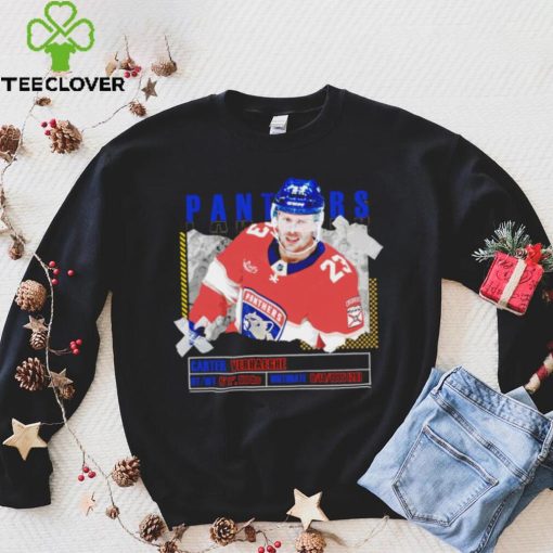 Carter Verhaeghe number 23 Florida Panthers ice hockey player pose paper gift hoodie, sweater, longsleeve, shirt v-neck, t-shirt