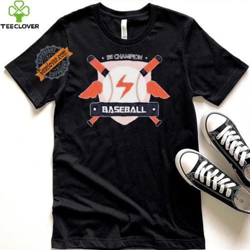 Cartoon Baseball Pattern Print Boys Creative shirt