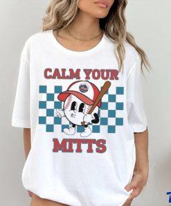 Cartoon Baseball Whistling Wear New York Mets Hat Holding Bat Calm Your Mitts hoodie, sweater, longsleeve, shirt v-neck, t-shirt