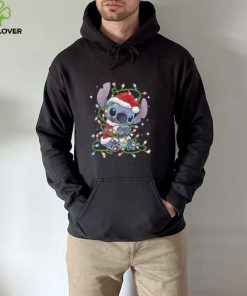 Cartoon Design Santa Hat Present Holiday Stitch Christmas Sweatshirt 1 Cartoon Design Santa Hat Present Holiday Stitch Christmas Sweatshirt