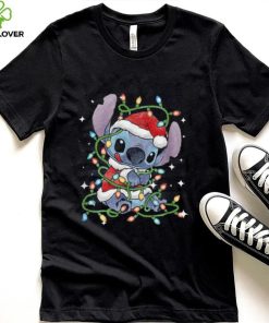 Cartoon Design Santa Hat Present Holiday Stitch Christmas Sweatshirt 2 Cartoon Design Santa Hat Present Holiday Stitch Christmas Sweatshirt