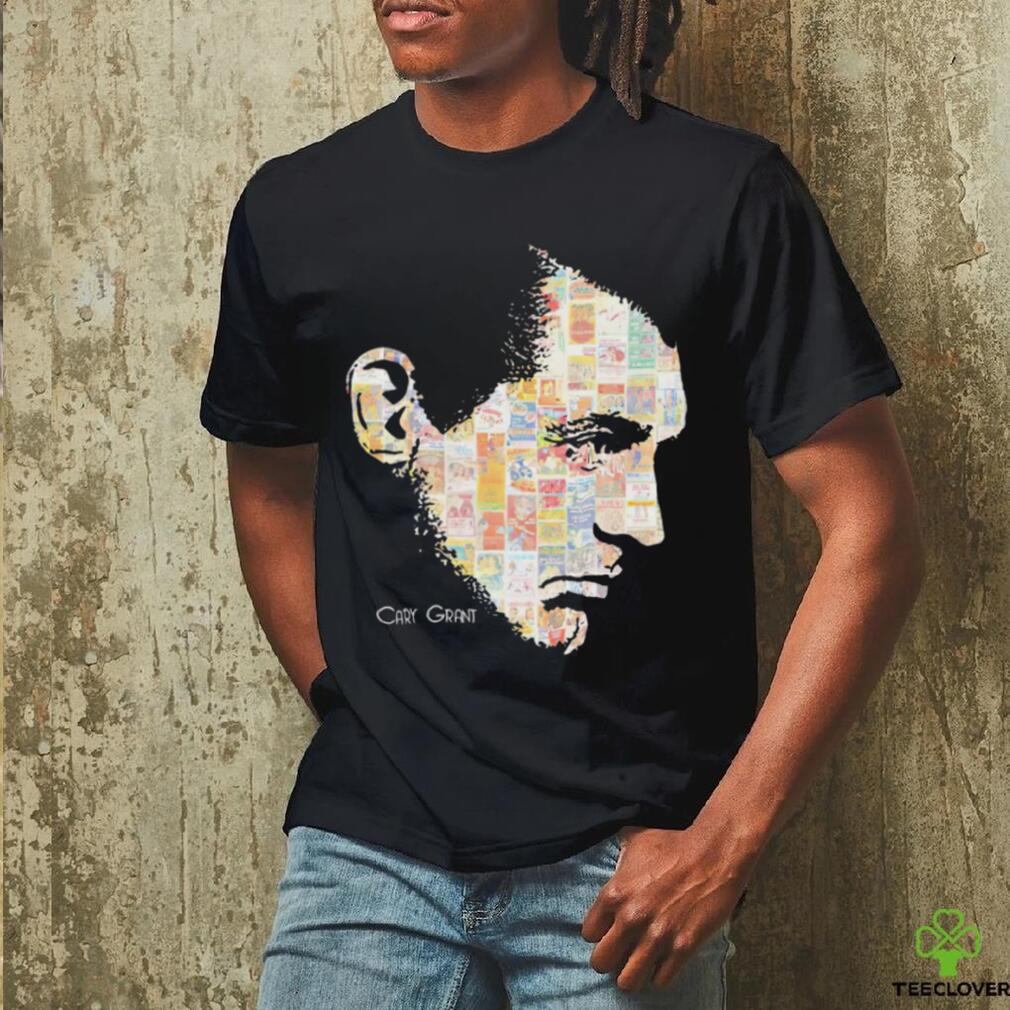 Cary Grant face art shirt