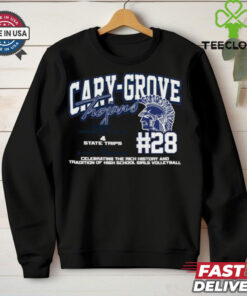 Cary Grove Trojans #28 Celebrating The Rich History And Tradition Of High School Girls Volleyball Shirt