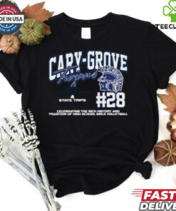 Cary Grove Trojans #28 Celebrating The Rich History And Tradition Of High School Girls Volleyball Shirt