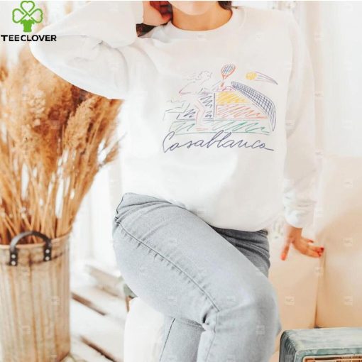 Casablanca Jue De Crayon print Cropped T hoodie, sweater, longsleeve, shirt v-neck, t-shirt