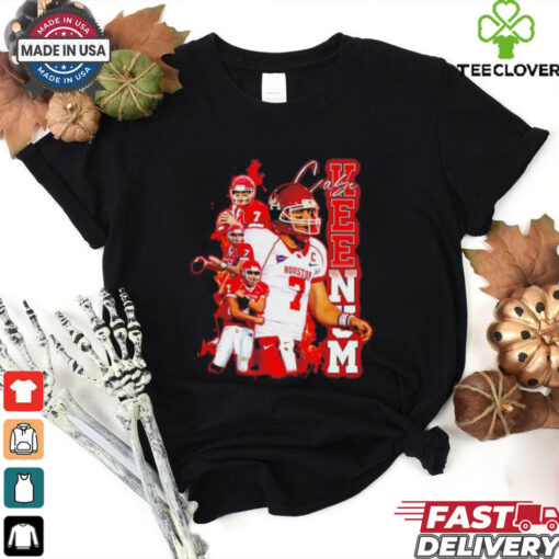 Case Keenum football quarterback signature graphic vintage shirt