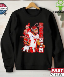 Case Keenum football quarterback signature graphic vintage shirt