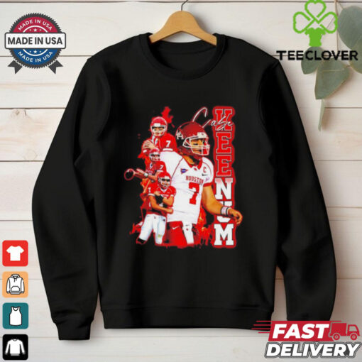 Case Keenum football quarterback signature graphic vintage shirt