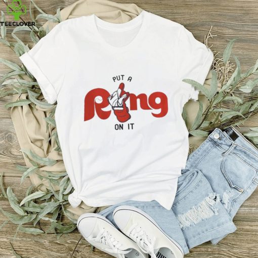 Castellanos Ring Finger Put a Ring On it Series Phils Fan Shirt
