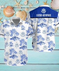 Castres Olympique Hawaiian Shirt And Short For Fans