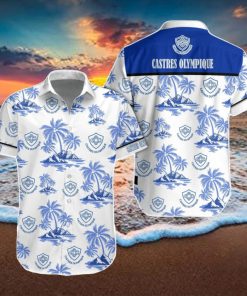 Castres Olympique Hawaiian Shirt And Short For Fans