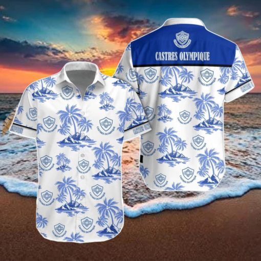 Castres Olympique Hawaiian Shirt And Short For Fans