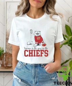 Cat 87 Karma Is The Guy On The Chiefs Funny 2023 Shirt