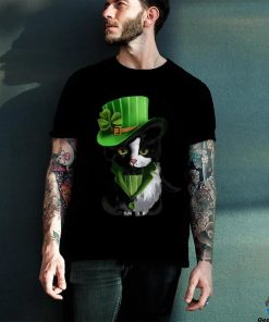 Cat Celebrates St Patrick Day Unisex T Shirt
