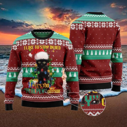 Cat Christmas Ugly Sweater