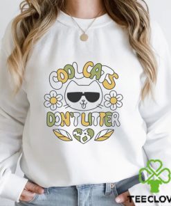 Cat Coolcat don’t litter art hoodie, sweater, longsleeve, shirt v-neck, t-shirt