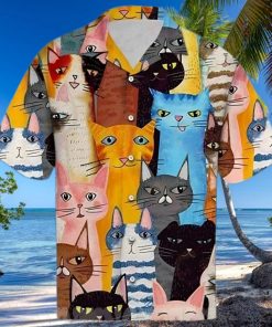 Cat Cute 3D Hawaiian Shirt