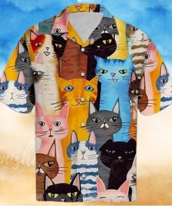 Cat Cute 3D Hawaiian Shirt