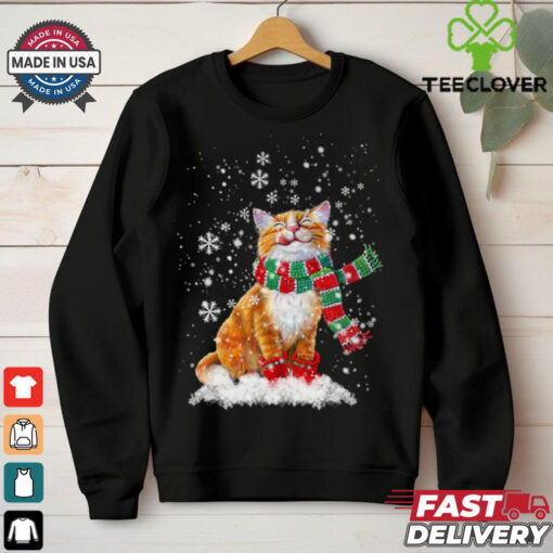 Cat Cute Snow Shirt Recovered