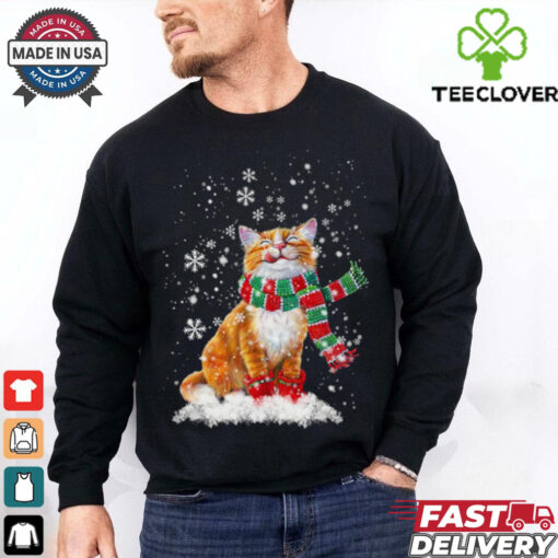 Cat Cute Snow Shirt Recovered