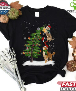 Cat Funny Xmas tree Shirt Recovered 3 Cat Funny Xmas tree Shirt Recovered