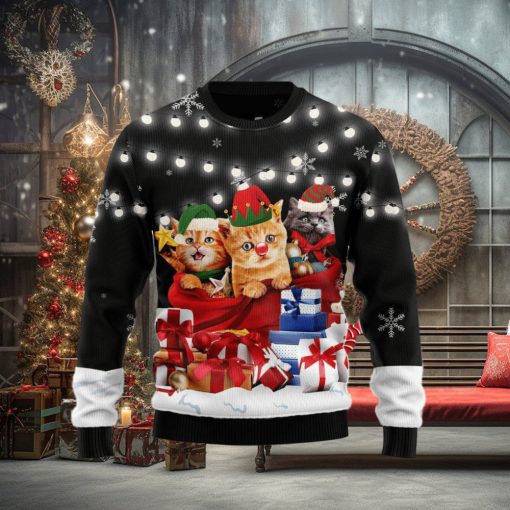 Cat Gifts Noel Ugly Christmas Sweater Best Gift For Men And Women