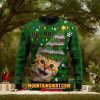 Cat Ho Ho Ho Ugy Christmas Sweater