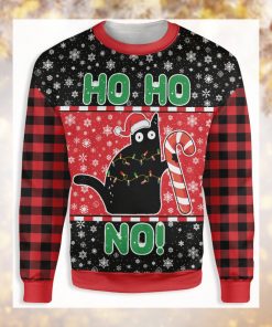 Cat Ho Ho No Christmas Sweater For Men And Women All Over Print Sweater Christmas Gift 2021