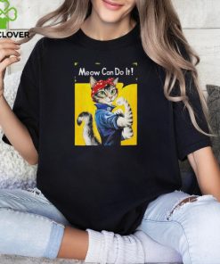 Cat Kamala Harris Meow We Can Do It Rosie The Riveter T hoodie, sweater, longsleeve, shirt v-neck, t-shirt