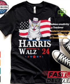 Cat Ladies For Harris Walz 2024 For President Kamala Cat T shirt 1 Cat Ladies For Harris Walz 2024 For President Kamala Cat T shirt