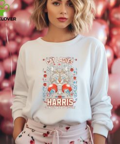 Cat Ladies For Harris for President 2024 Claw Out Way To Victory T shirt