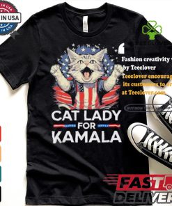 Cat Ladies For Kamala Childless Cat Lady President Kamala Harris 2024 America Cat Voter T shirt