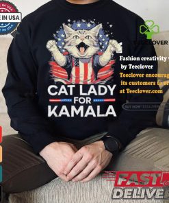 Cat Ladies For Kamala Childless Cat Lady President Kamala Harris 2024 America Cat Voter T shirt